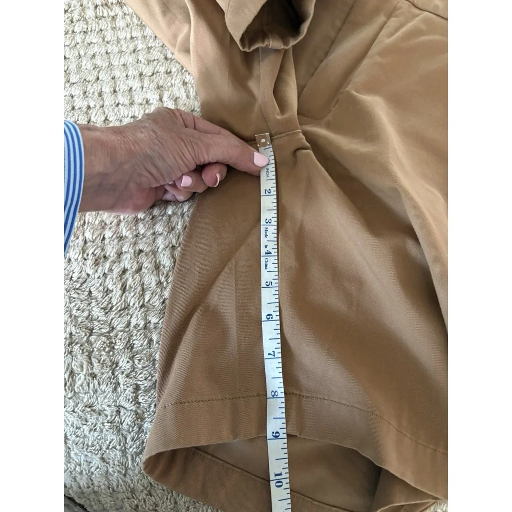 Everlane Lot of 2 Mens Uniform Slim Fit Shorts Size 34 Tan Green